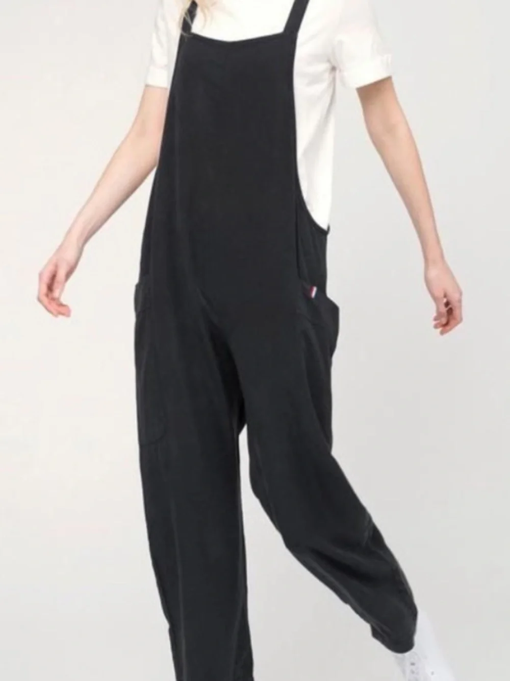 Sol Angeles Tencel Jumpsuit Romper Wide Leg S